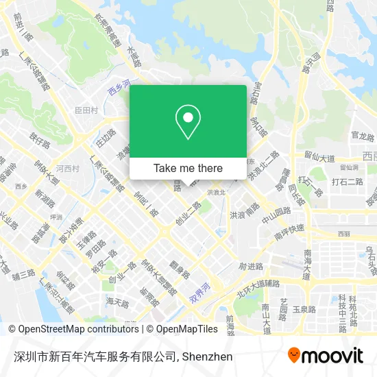 深圳市新百年汽车服务有限公司 map