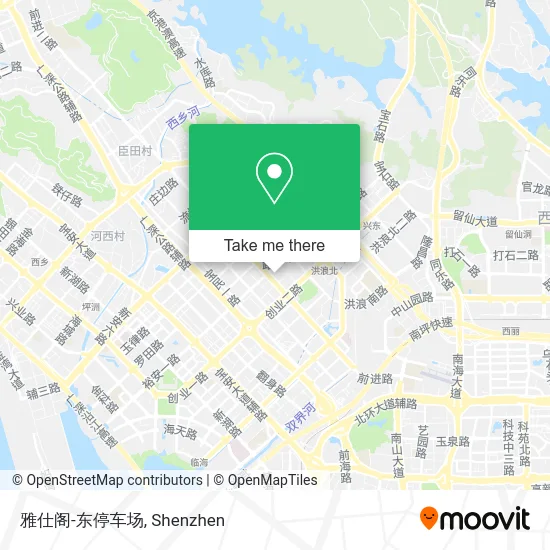 雅仕阁-东停车场 map