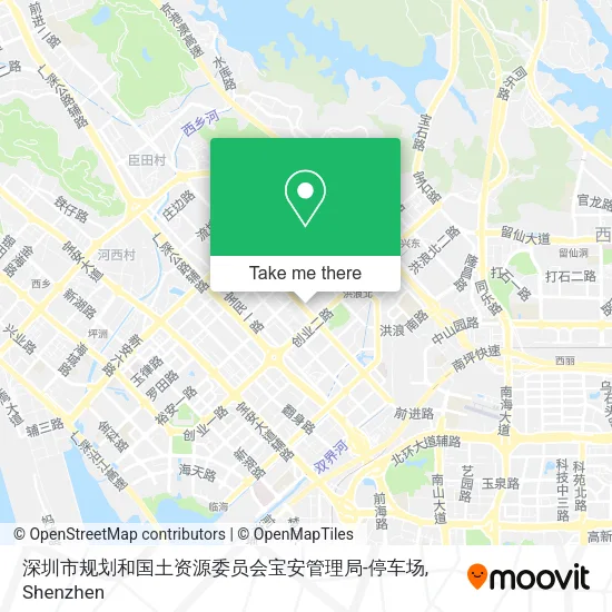 深圳市规划和国土资源委员会宝安管理局-停车场 map