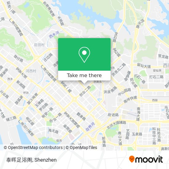 泰晖足浴阁 map