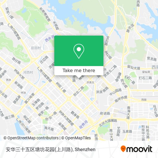 安华三十五区塘坊花园(上川路) map