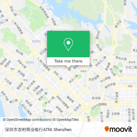 深圳市农村商业银行ATM map