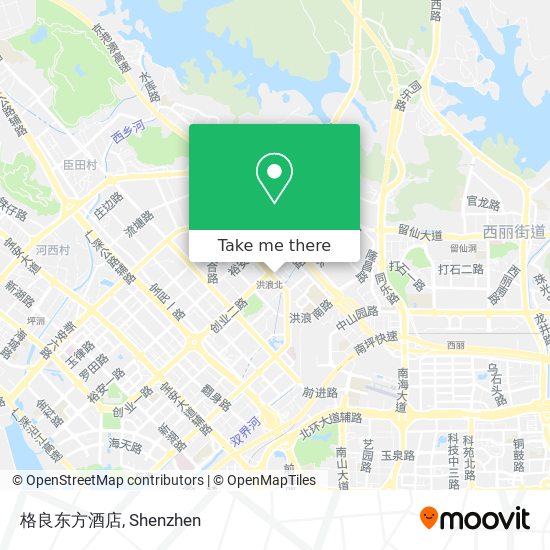 格良东方酒店 map