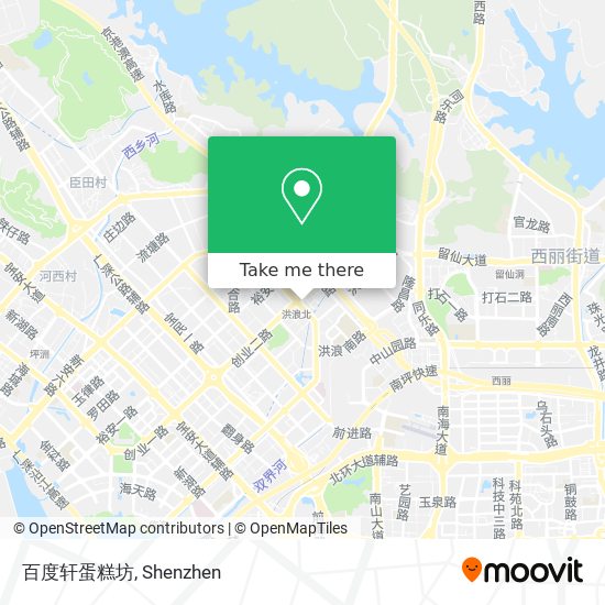 百度轩蛋糕坊 map