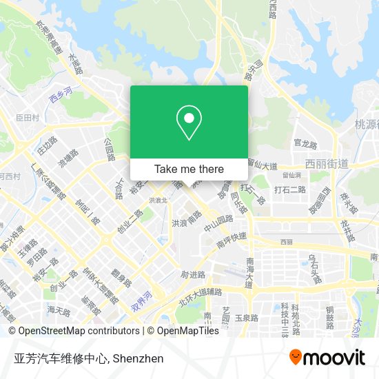 亚芳汽车维修中心 map