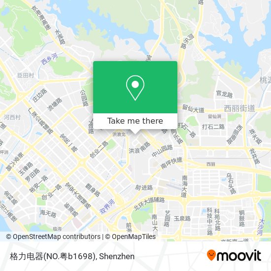 格力电器(NO.粤b1698) map