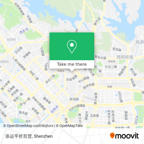 添运平价百货 map