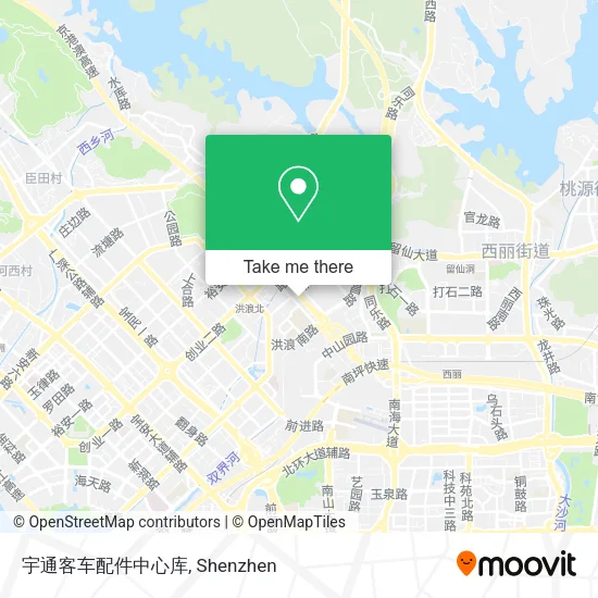 宇通客车配件中心库 map