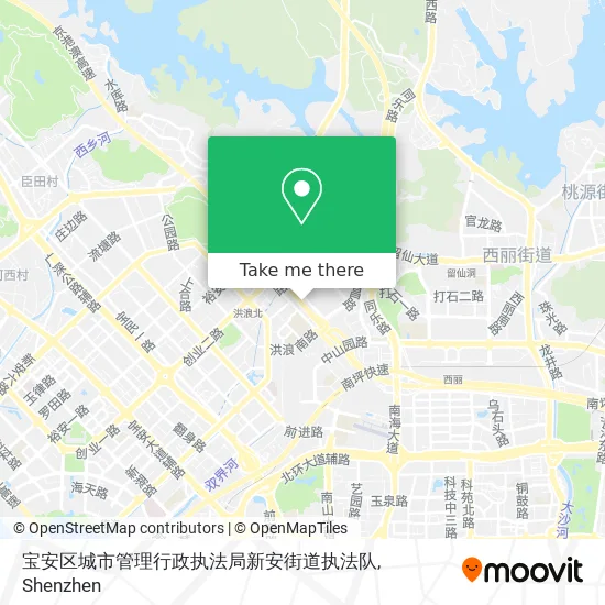 宝安区城市管理行政执法局新安街道执法队 map