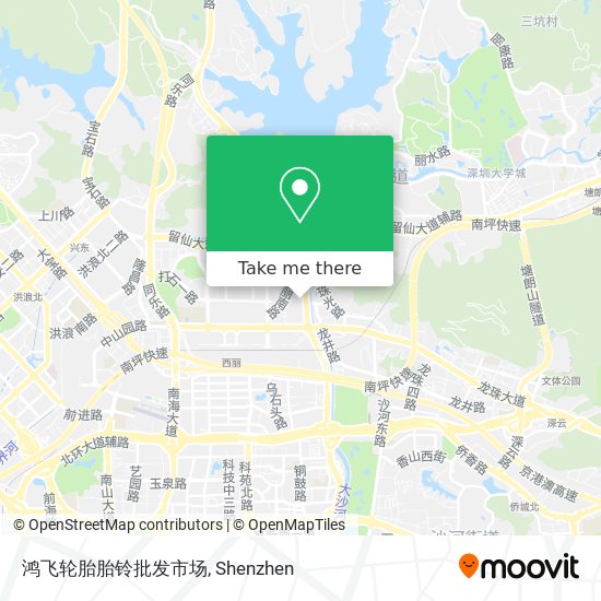 鸿飞轮胎胎铃批发市场 map