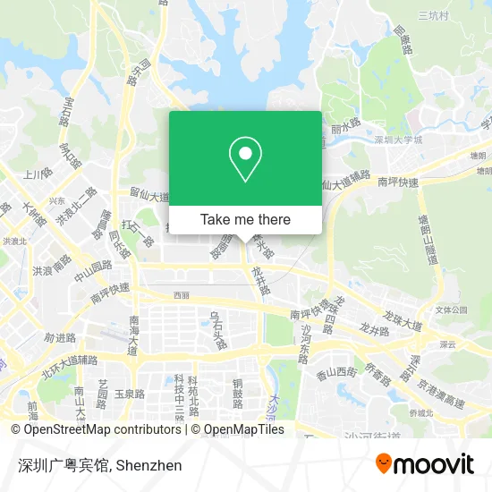 深圳广粤宾馆 map