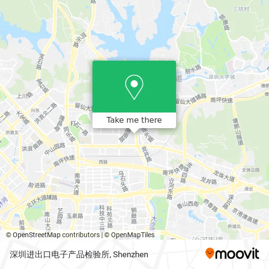 深圳进出口电子产品检验所 map