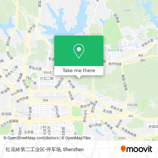 红花岭第二工业区-停车场 map