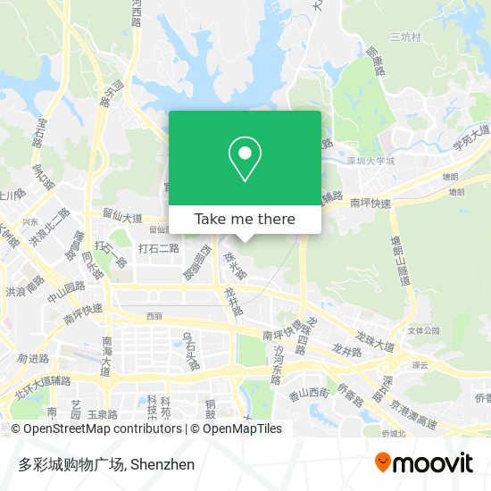 多彩城购物广场 map