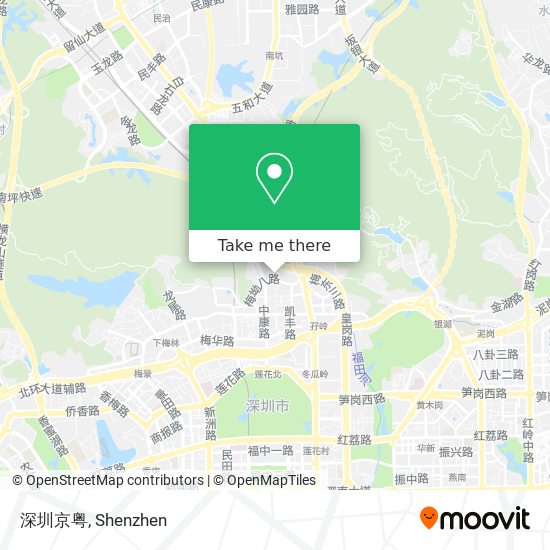 深圳京粤 map