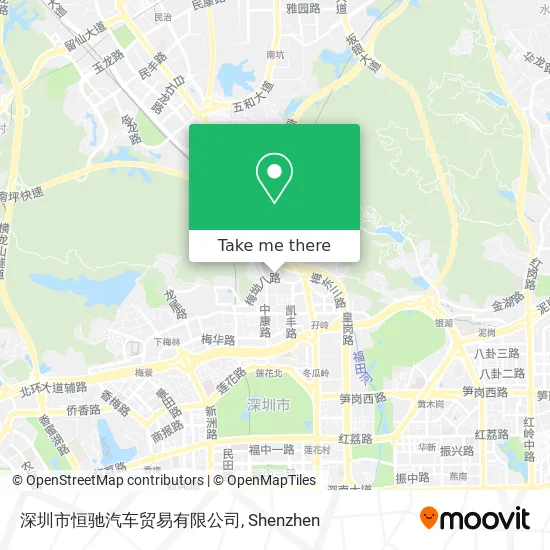 深圳市恒驰汽车贸易有限公司 map