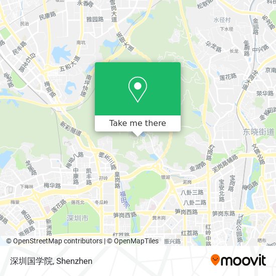 深圳国学院 map