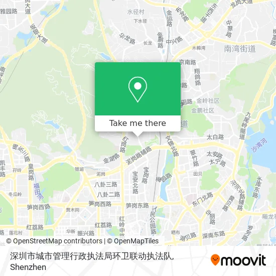 深圳市城市管理行政执法局环卫联动执法队 map