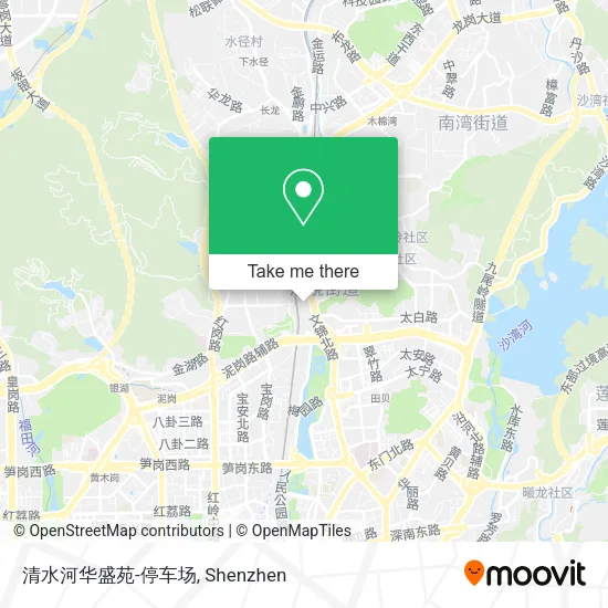 清水河华盛苑-停车场 map