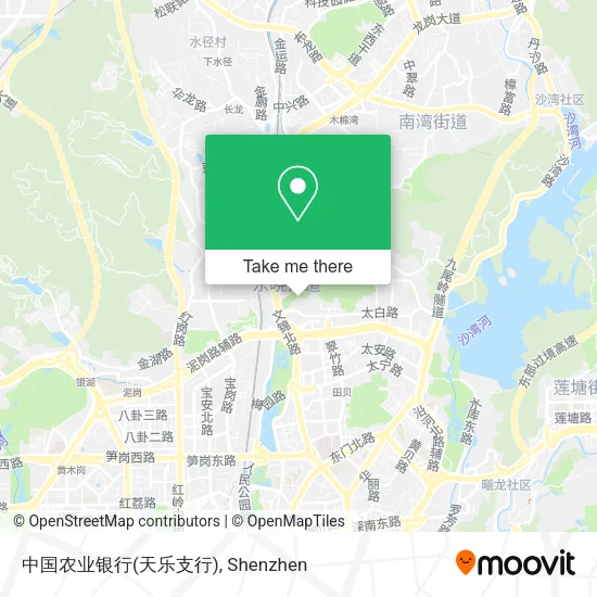 中国农业银行(天乐支行) map