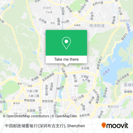 中国邮政储蓄银行(深圳布吉支行) map