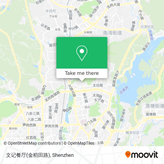 文记餐厅(金稻田路) map