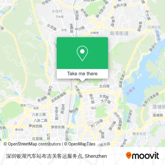 深圳银湖汽车站布吉关客运服务点 map