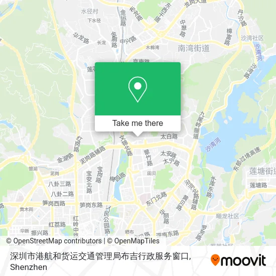 深圳市港航和货运交通管理局布吉行政服务窗口 map
