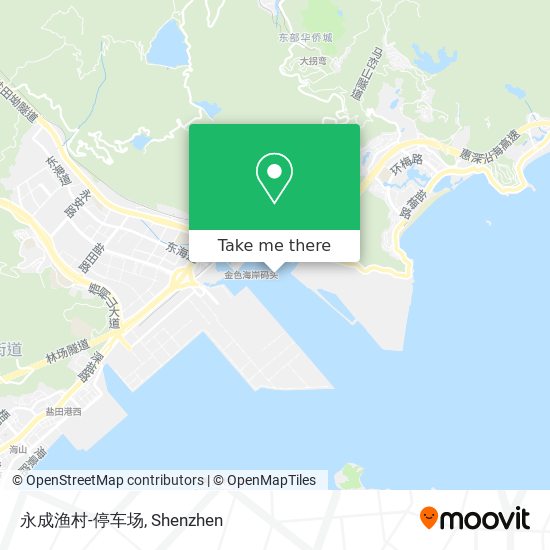 永成渔村-停车场 map