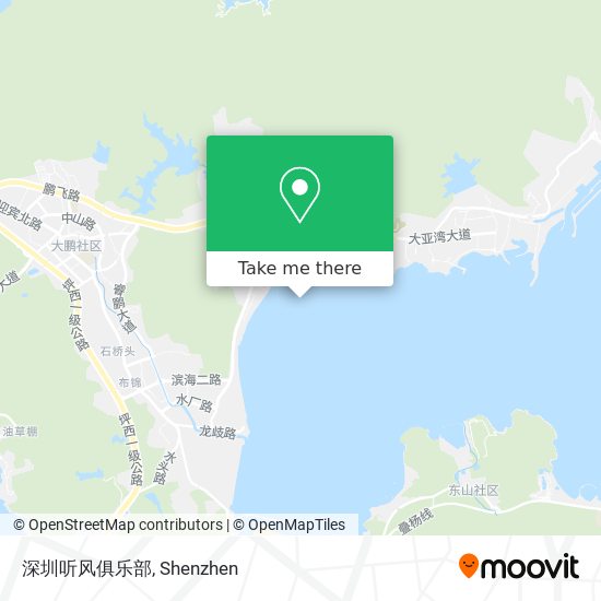 深圳听风俱乐部 map