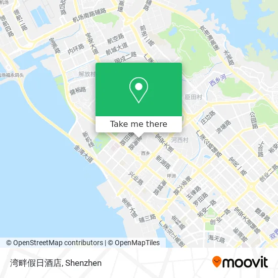 湾畔假日酒店 map