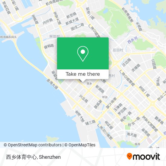 西乡体育中心 map