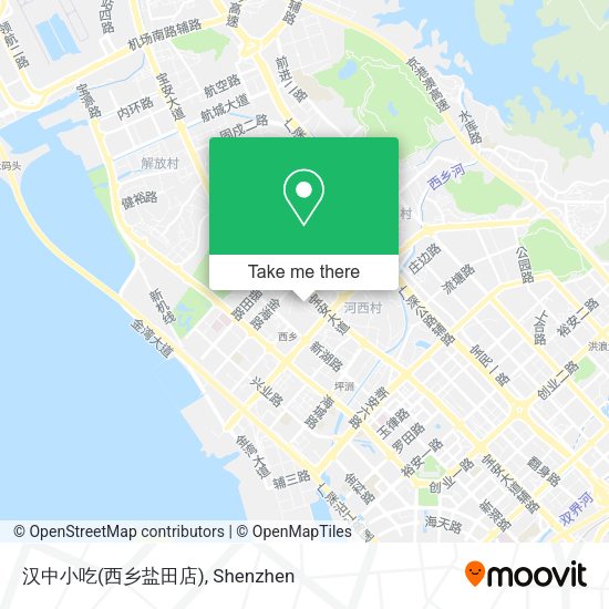 汉中小吃(西乡盐田店) map