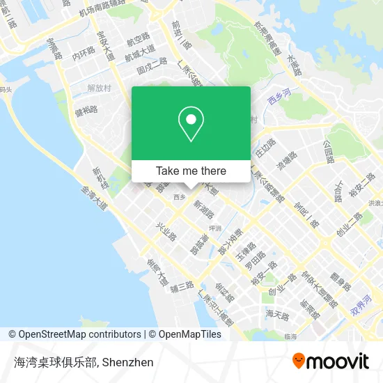 海湾桌球俱乐部 map