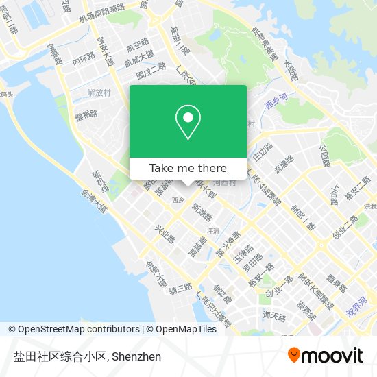 盐田社区综合小区 map