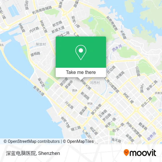 深蓝电脑医院 map