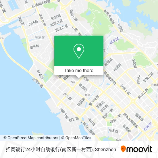 招商银行24小时自助银行(南区新一村西) map