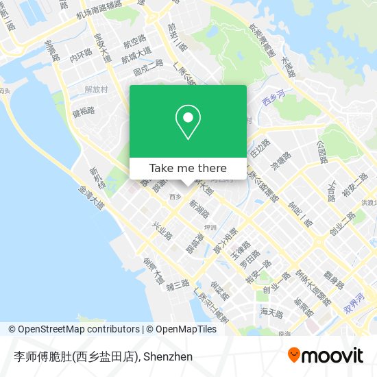 李师傅脆肚(西乡盐田店) map