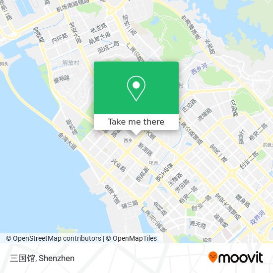 三国馆 map