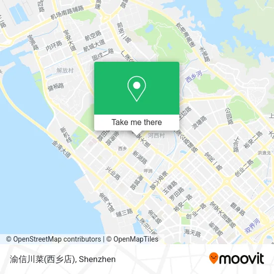 渝信川菜(西乡店) map