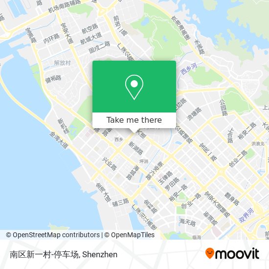 南区新一村-停车场 map