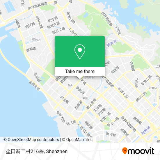 盐田新二村216栋 map