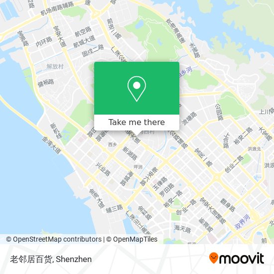 老邻居百货 map