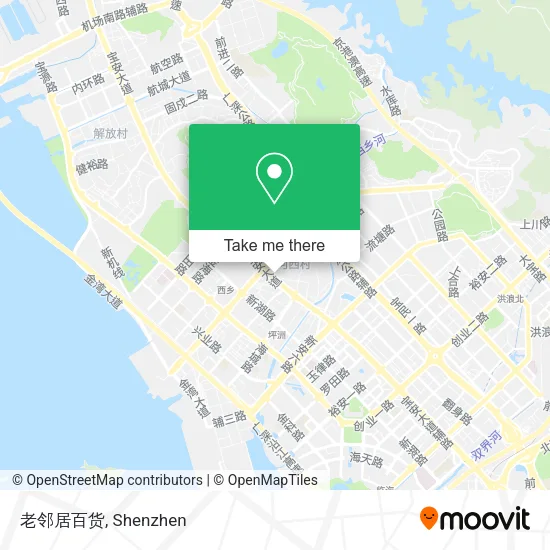 老邻居百货 map