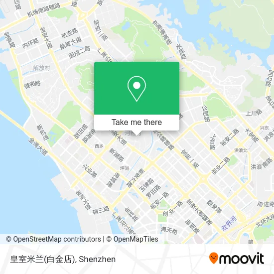 皇室米兰(白金店) map