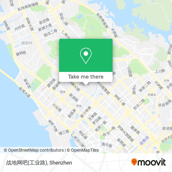战地网吧(工业路) map