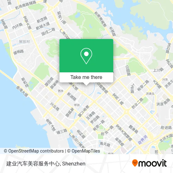 建业汽车美容服务中心 map