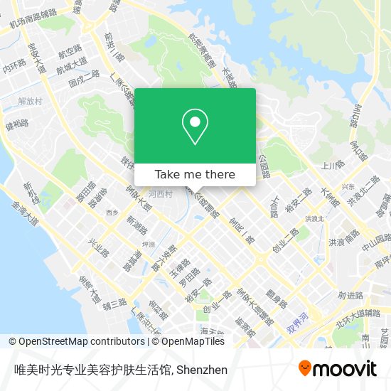 唯美时光专业美容护肤生活馆 map