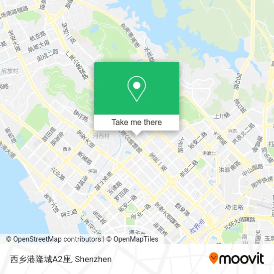 西乡港隆城A2座 map