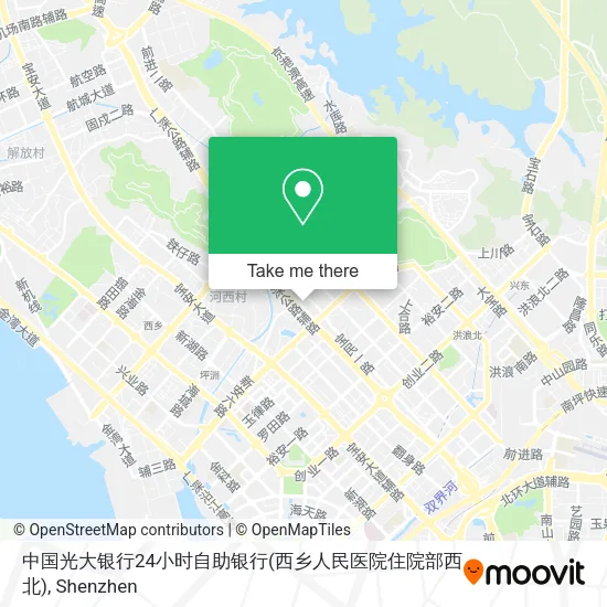 中国光大银行24小时自助银行(西乡人民医院住院部西北) map